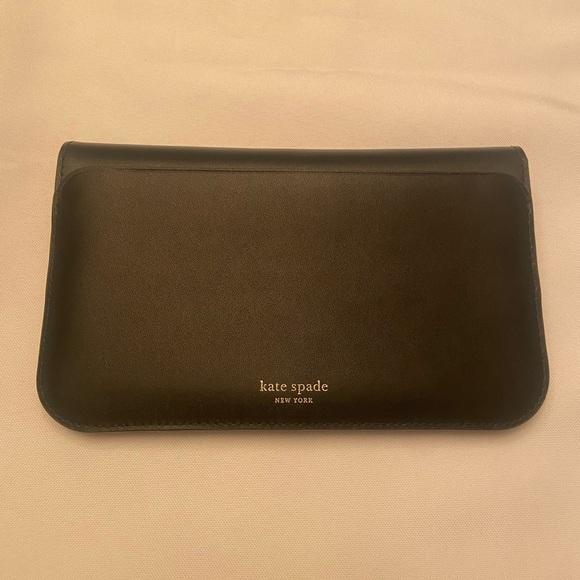 Kate Spade Black Light Pink Leather Women's Wallet - Picture 2 of 4